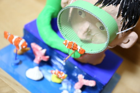 ゆうちょアイデア貯金箱 (夏休みの工作）