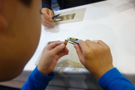 タミヤフェアでエアロベースの飛行機作り体験をしました