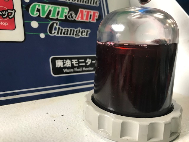 レガシィOIL交換DIY。トルコン太郎でATF全量交換してもらいました。