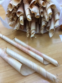 経木風菓子器の作り方その１