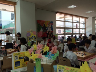 常葉学園菊川学園祭でカロムの輪～その②
