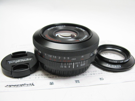 EOS用フォクトレンダー ULTRON 40mm F2 SLII Aspherical