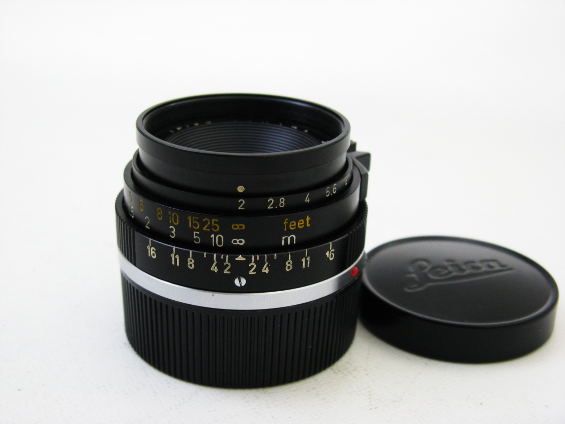 ライカM用ズミクロン35mmF2 #244万台 ツノ付き6枚玉 カナダ製 l ＊寫眞 