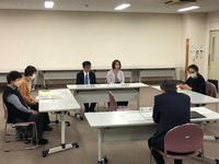 東部メニ―フレンズ　出張市長室に出席