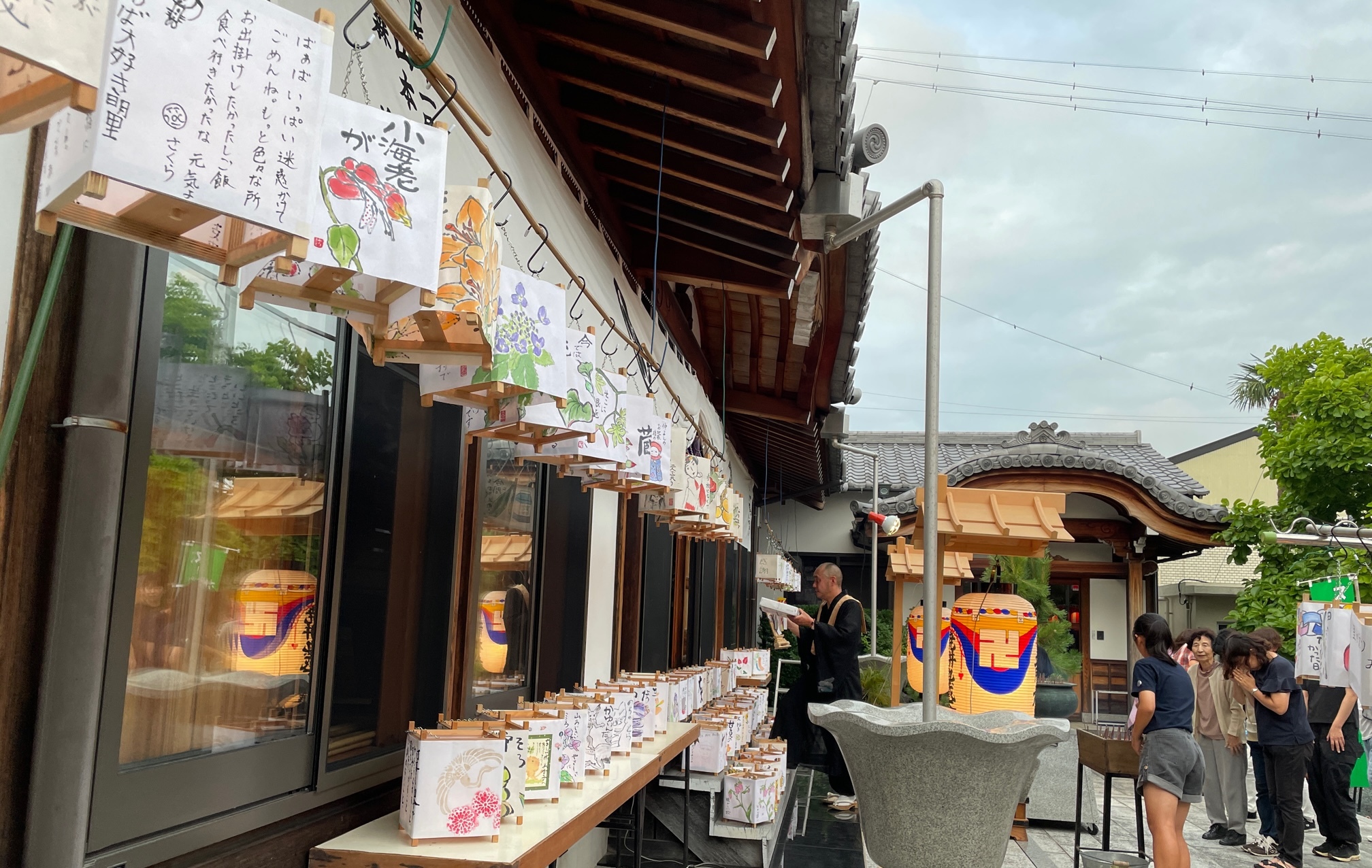 龍梅寺　精霊送り