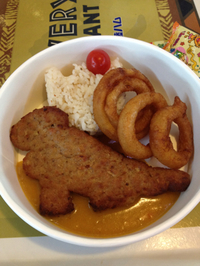 お子様恐竜ランチ 2013/09/13 16:11:50