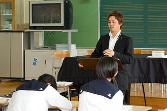 原野谷中学キャリア教育