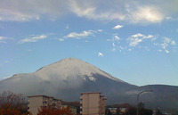 早朝の富士山 2009/12/16 09:00:00
