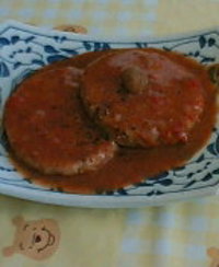 おからハンバーグ煮込み