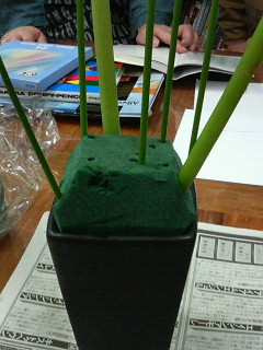 久々のお花のお教室・・・