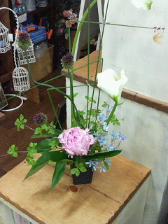 久々のお花のお教室・・・