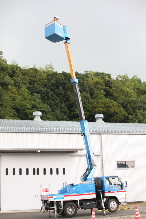 高所作業中