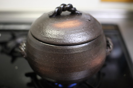 万古焼のごはん鍋