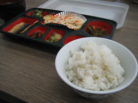 押麦と茨城恋しぐれ白米