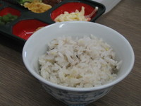 雑穀ごはんと北海道おぼろづき白米 2007/07/25 19:05:00