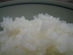 ご飯を研ぐと・・・