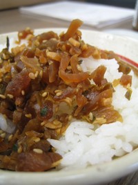 冷たい烏龍茶漬け!?