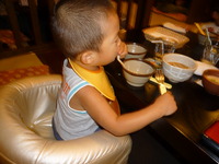 ミーティング前の子連れランチ