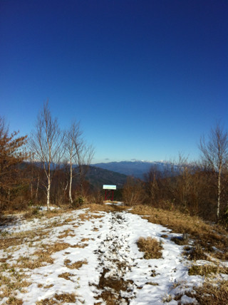 初雪山ハイク！