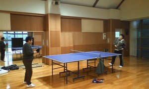 卓球はいかがでしょう