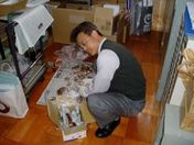 小雨降る中・・・