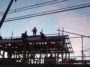 昨日は建前