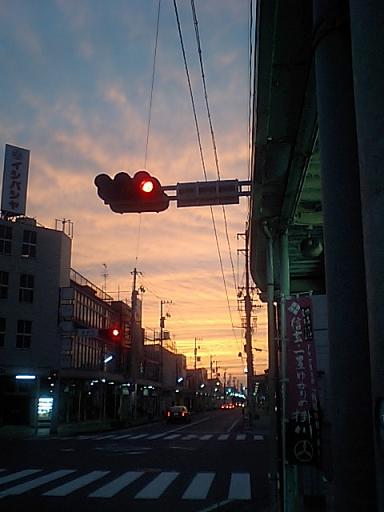 夕暮れ