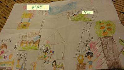 イチジクのコンポート**と最近のMAYさんの画。
