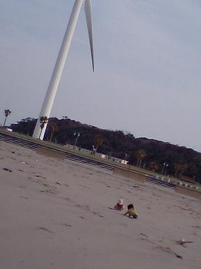 海を前にして・・・