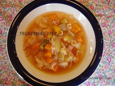 スープ　DE　朝食 **