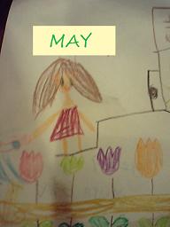 イチジクのコンポート**と最近のMAYさんの画。
