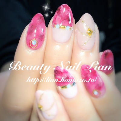 Beauty Nail Lian 赤べっ甲ネイル