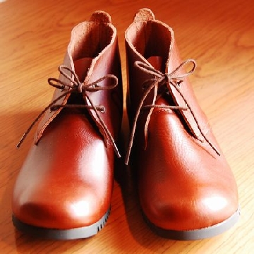 CLEDRAN OILED LEATHER SHOE LACE