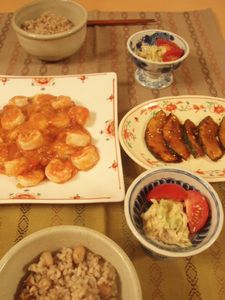 昨日の晩御飯