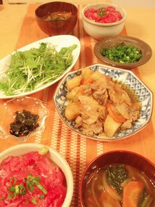 昨日の晩御飯