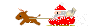 クリスマスの忙しいトナカイ?