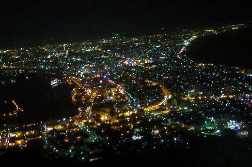 函館山、夜景