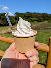 デンマーク牧場で濃厚ソフトクリーム♪