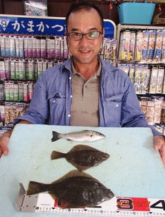 ３枚目のカレイが！！