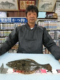 狙い通りのヒラメ！！ 2021/04/10 19:12:00
