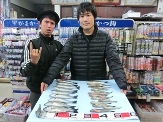 セイゴとハゼ：腕が上がりました（笑）