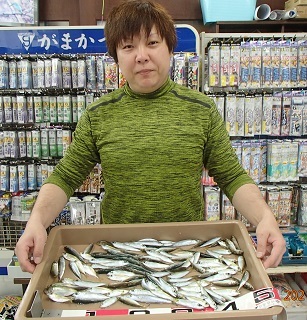 アジ：引きも強くなってきた！！