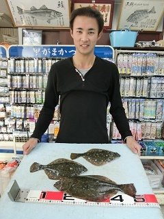 ヒラメとカレイ：疲れたけど最高～！！