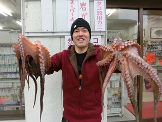 タコ：キロ越え２匹は嬉しいな！！