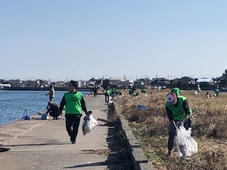 釣り場清掃：舞阪網干場にて！！