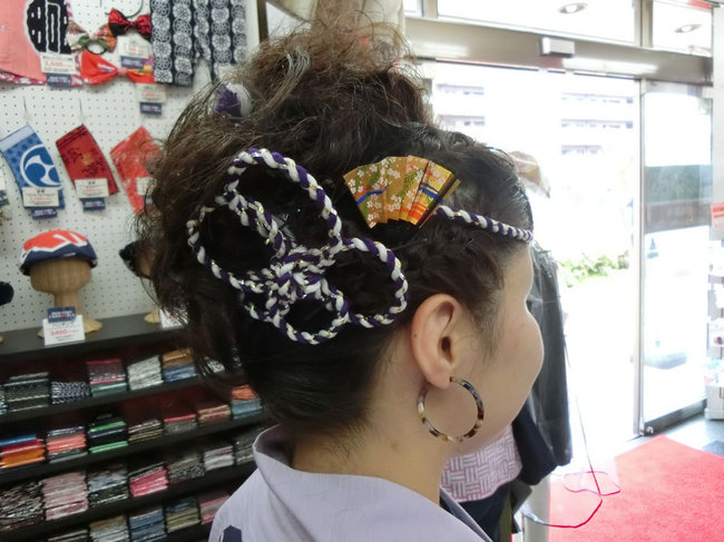 浜松祭り女子のヘアアレンジ紹介 ねじり棒髪飾り編 祭り用品専門店 祭すみたや の公式ブログ