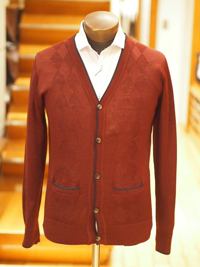 COMFORT　DRESSマシーンウォッシャブルカーディガン/メンズメルローズ（MENS MELROSE）