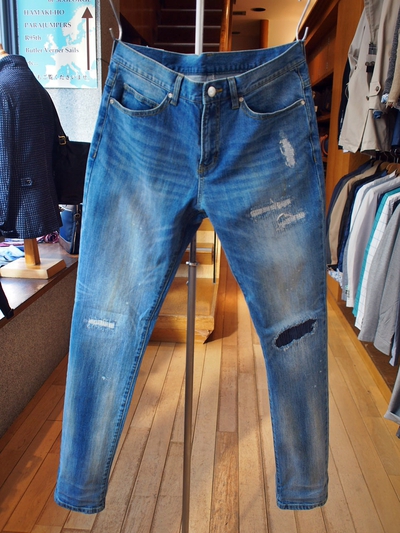 AKM　別注Damage Denimが入荷です！