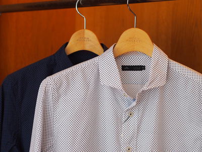 ストレッチドットシャツ/MEN’S MELROSE