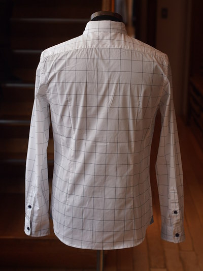ストレッチウィンドウペンB．D．シャツ/メンズメルローズ(MENS MELROSE)